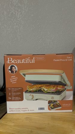 Beautiful 2 in 1 Panini Press and Grill