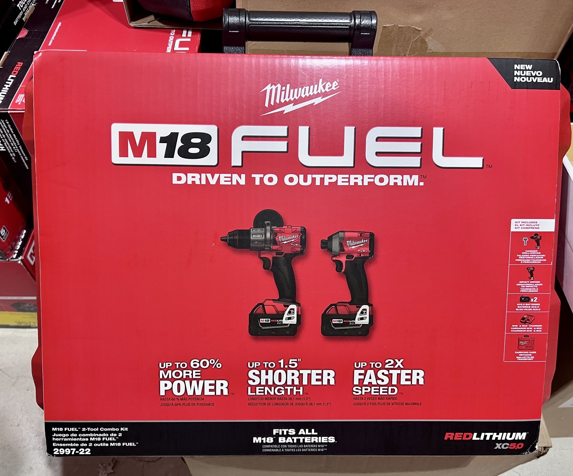 Milwaukee Hammer And Impact Drill Kit