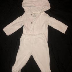 Baby Boy Girl Outfit Long Hoodie Footies 3m