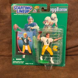 VINTAGE 1998 Brett Favre Starting Lineup Figure - Green Bay Packers - NEW
