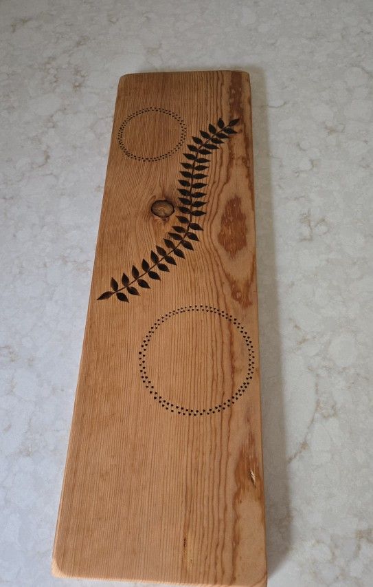Hand Crafted Wood Burned Charcuterie Board