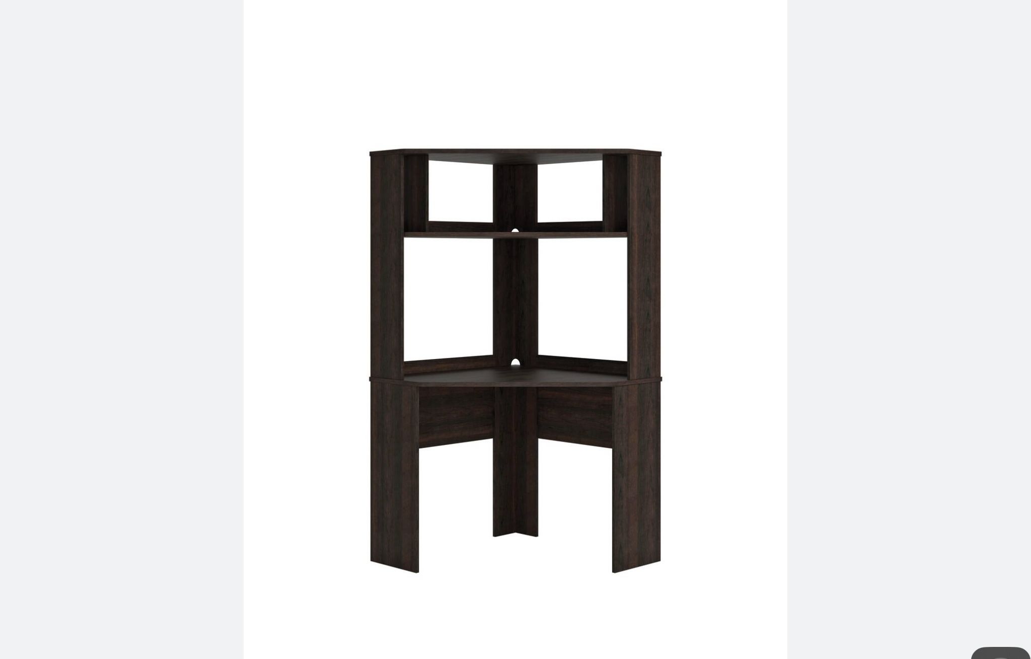 Sauder - Beginnings Corner Computer Desk w/ Hutch & Shelf - Cinnamon Cherry (pick up in La Verne)