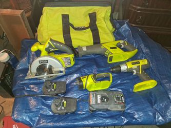 Ryobi 18V ONE+ 4-Tool Cordless Combo Kit