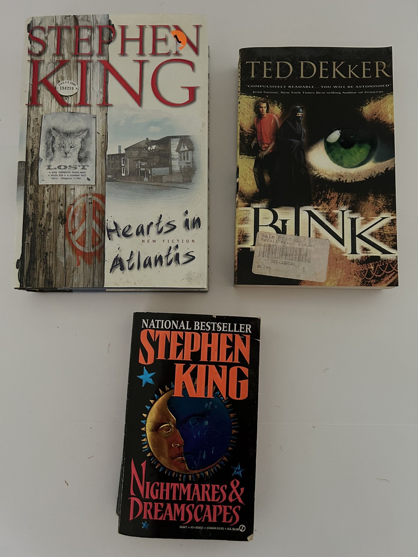 Stephen King Lot 3 Books