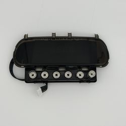 Screen and side of the screen with buttons for Crux Air Fryer Model EK-30Z071