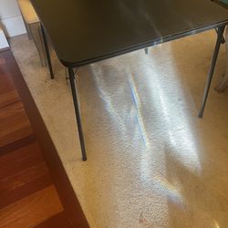 Folding Card Table 