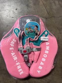 ❤️$30❤️ Baby Swim Float with Canopy Solid Pool Infant Swim Trainer Swimming Training Lying Air Free Water Floats Non-Inflatable Waist Swim Ring for To