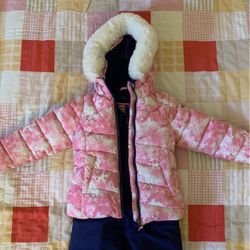 Snozu Toddler Girl Winter Snow Set Jacket Pants 4T
