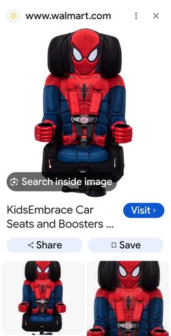 Spider man car seat new