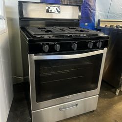 Whirlpool Stainless Steel Gas Stove 30”Wide 