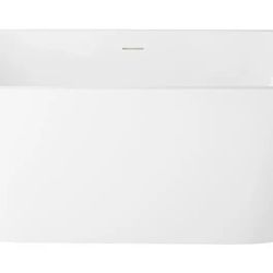 Signature Hardware 59” Freestanding Bathtub In White