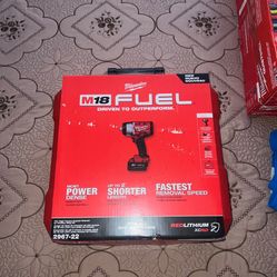 M18 FUEL Gen-2 18V Lith-Ion Brushless Cordless Mid Torque 1/2 in. Impact Wrench w/ (2) High Output 6