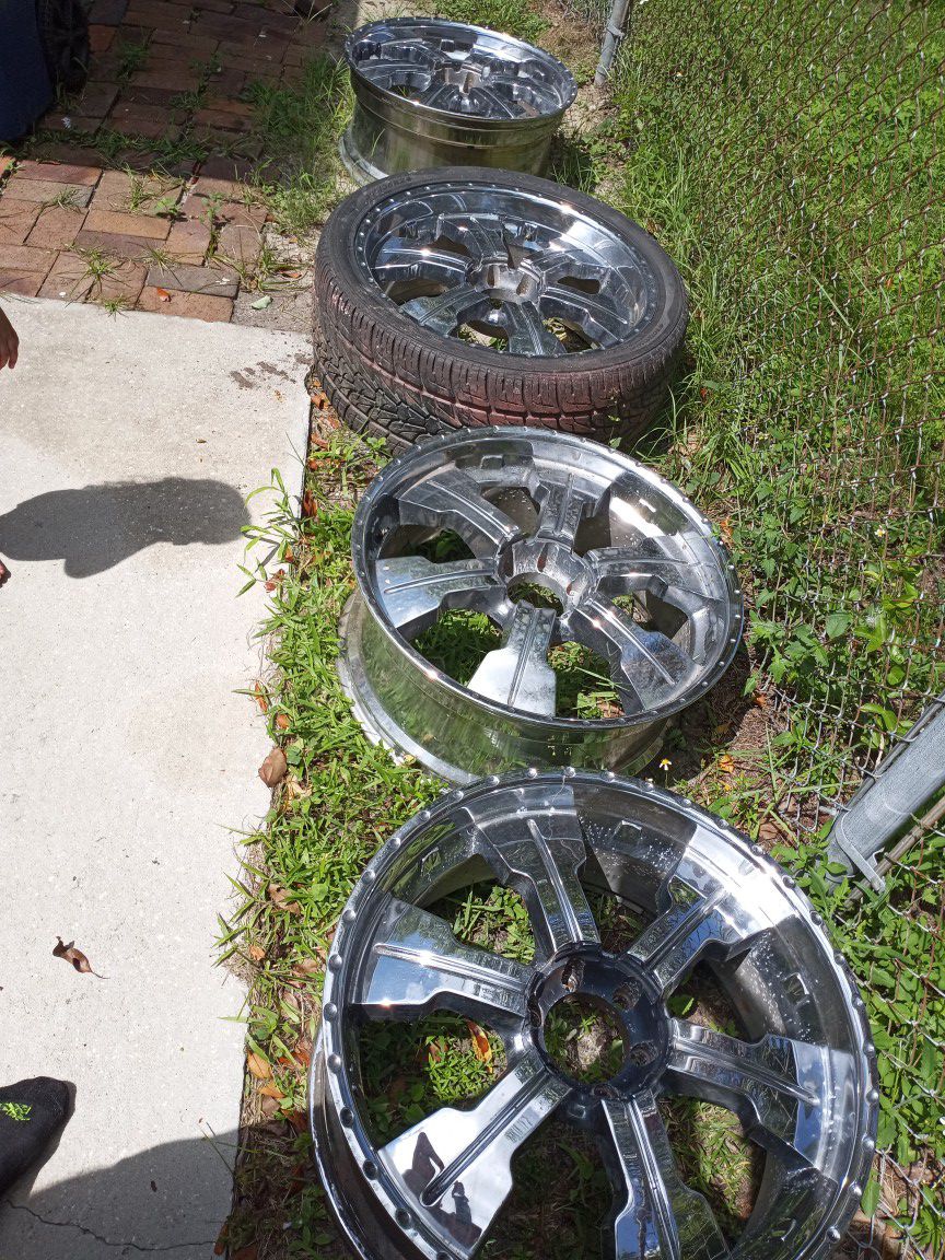 24" rims 100$ need gone today