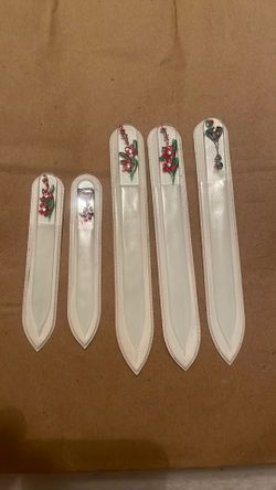 Glass emery board