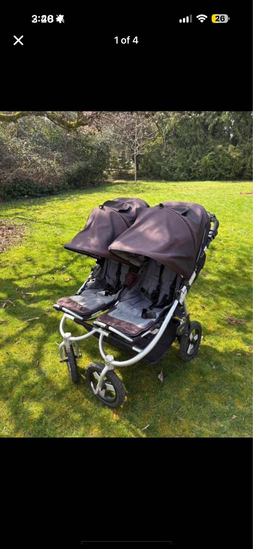 Bumbleride Twin Double Stroller