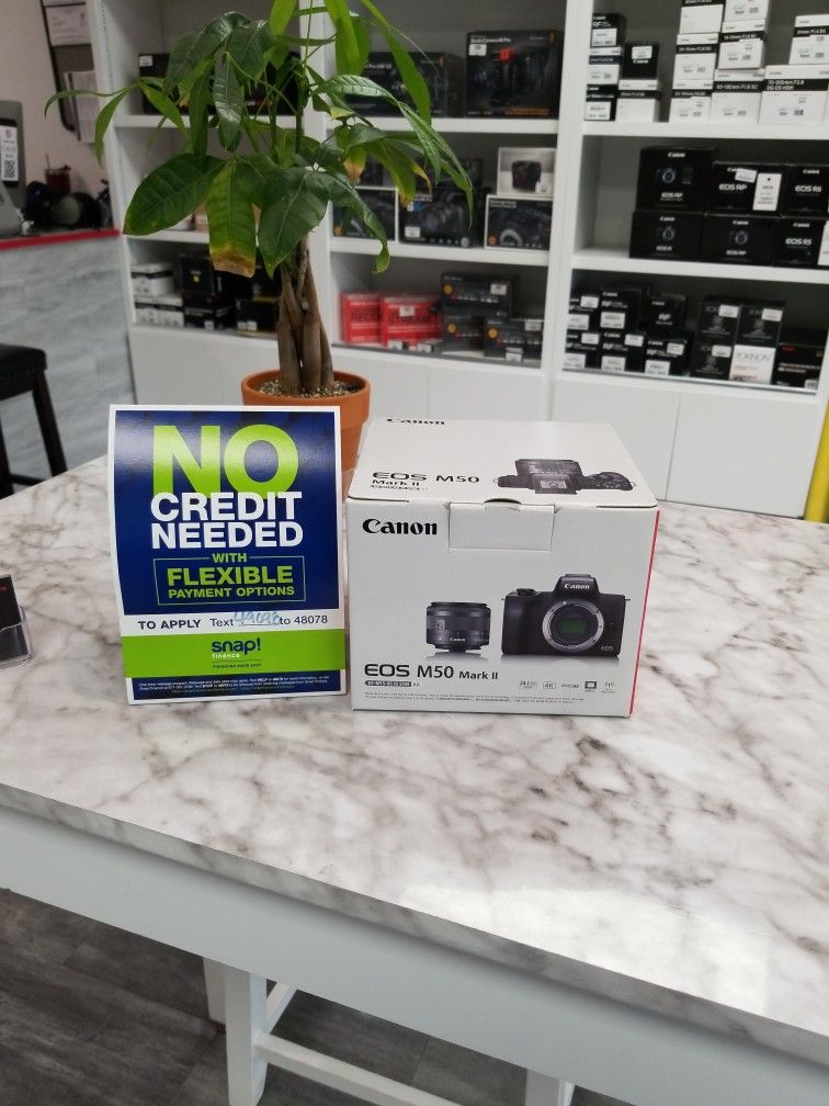 Canon M50 MarkII Open Box Never Used Kit With Lens >>> Read Description Below