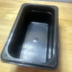 Cambro 44CW Black 1/4 Size Food Pan 4” Deep Polycarbonate NSF Made in USA