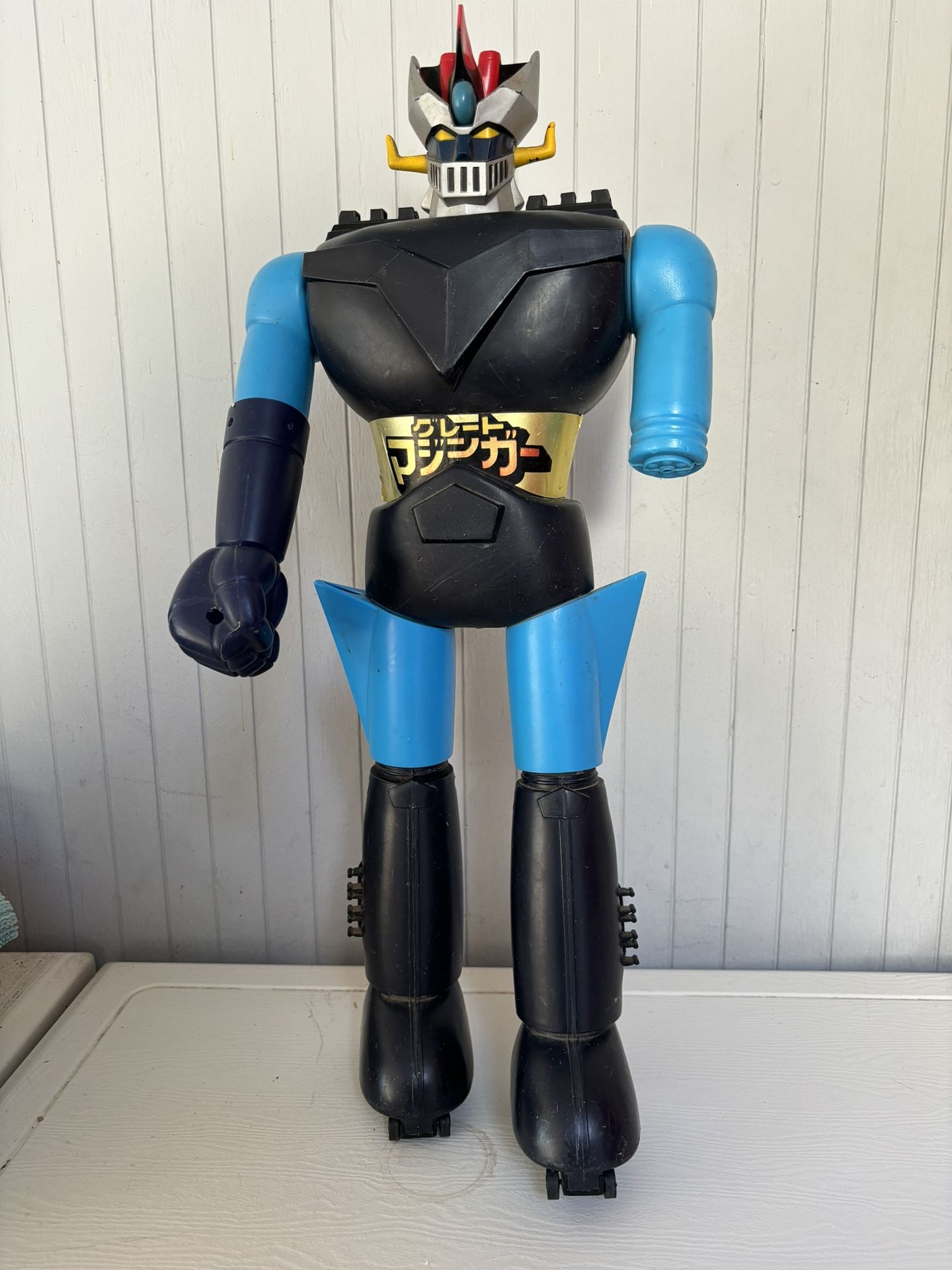 Popy Jumbo Machinder Mazinger Z Shogun Warriors Vintage Toy 23.5" Incomplete 70s