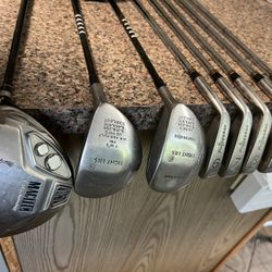 golf Clubs You Use The Most, Pin Seeker Irons, 6 Thr Pitching Wedge