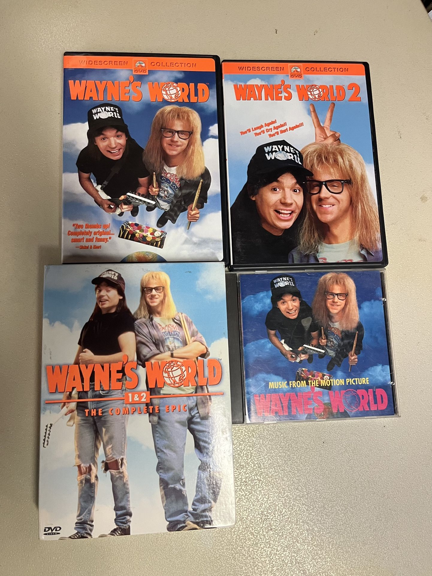Wayne’s World 1/2 DVD And CD