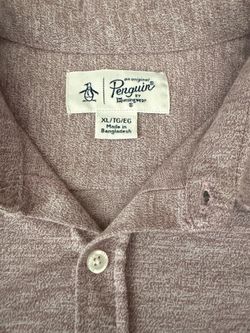 Penguin Button Up Polo
