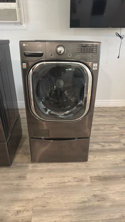 LG Front Load Washer with Pedestal