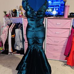 Teal Prom Dress