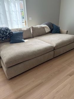 2 Deep Extra Wide Lounge Sofa
