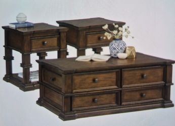Coffee table and end table