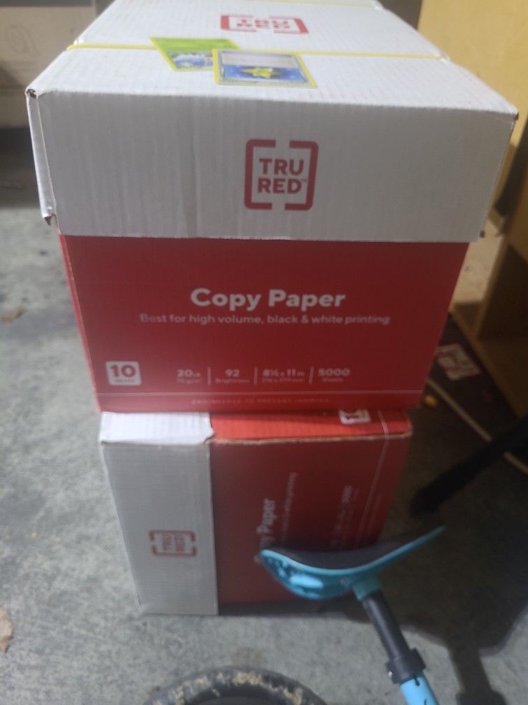 Tru Red 5000 Sheet Copy Paper $35
