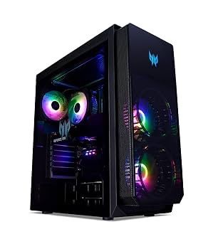 Acer Predator Gaming Desktop, HP Monitor And Hyper Headset