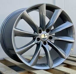 Tesla model s 20” gunmetal new turbine style new rims tires set