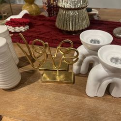 Candle Holder, Love Signs And Shakers