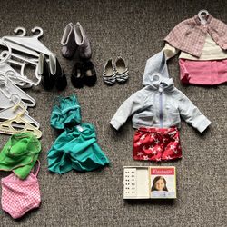 Large Assortment Of American Girl Clothing And Accessories 