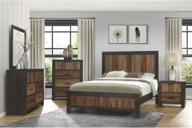 New 4pc queen size bedroom set tax included free delivery