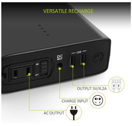 Omars AC Power Bank, 24000mAh AC Outlet Laptop Portable Battery