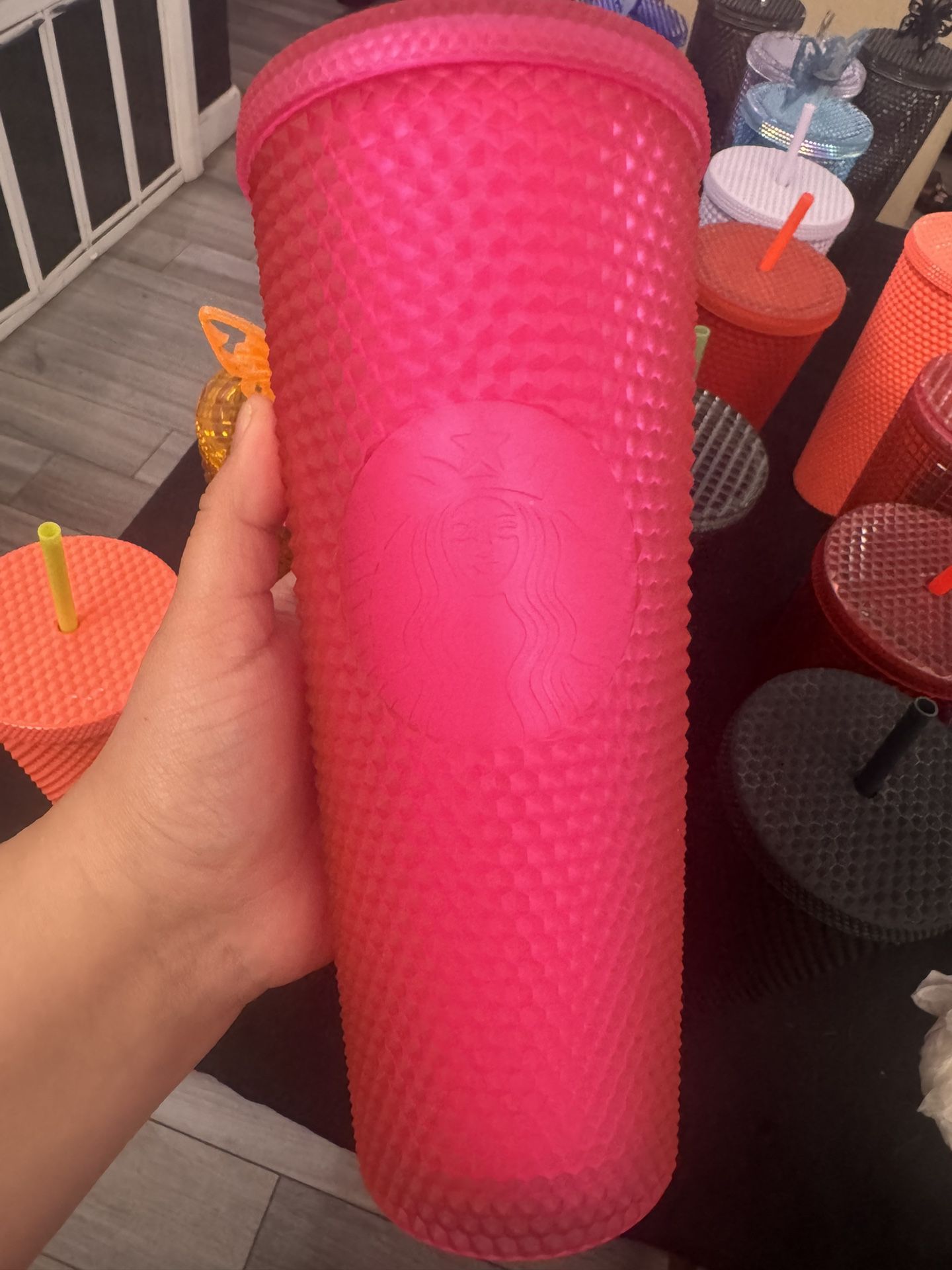 Barbie Pink Studded Starbucks Tumbler