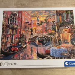 6000 Pieces Puzzle Clementoni Venice In sunset