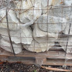 Large White Marble Rocks - $0.60 Per Pound