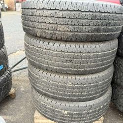 275 70 18 Set of 4 Used Cooper Tires With 80% Tread Remaining