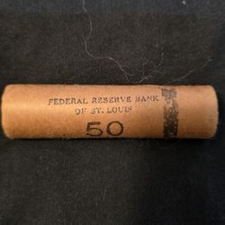 Original Lincoln Memorial Bank Pennie Roll