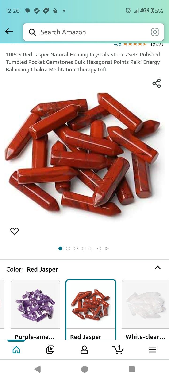 Red Jasper Tower Polished Gemstone Collectable