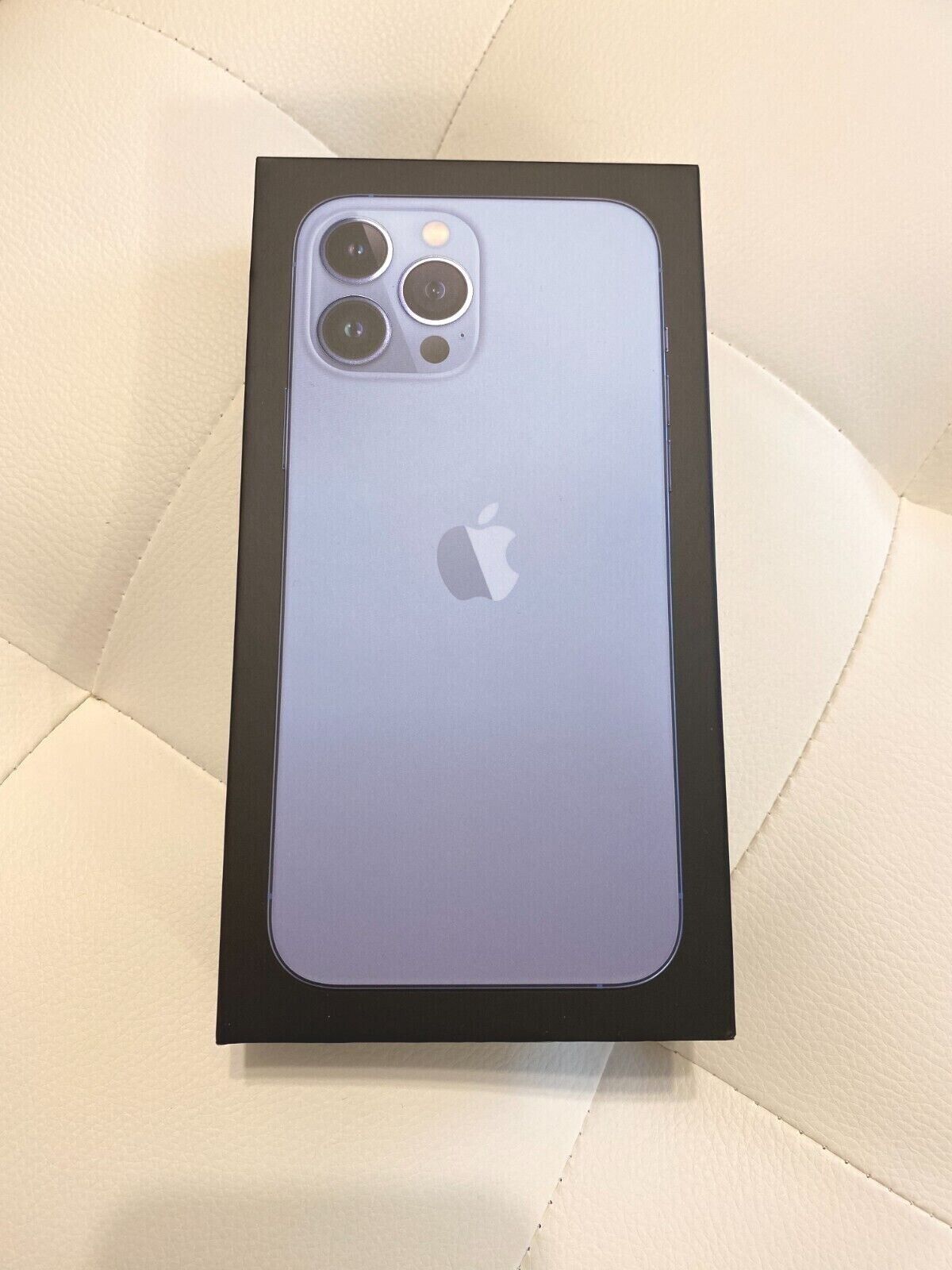 Brand New Unlocked Apple iPhone 13 Pro Max Sierra Blue 256GB in Box