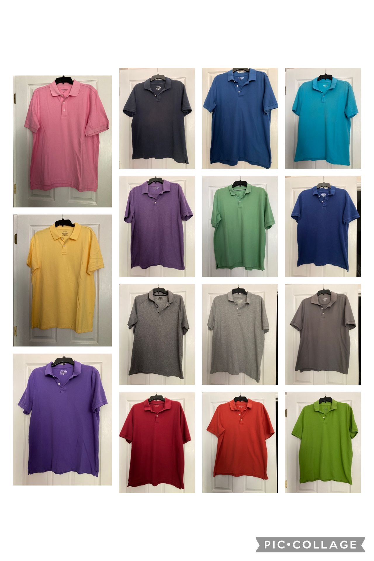 Men’s Polo Shirts - Size Large