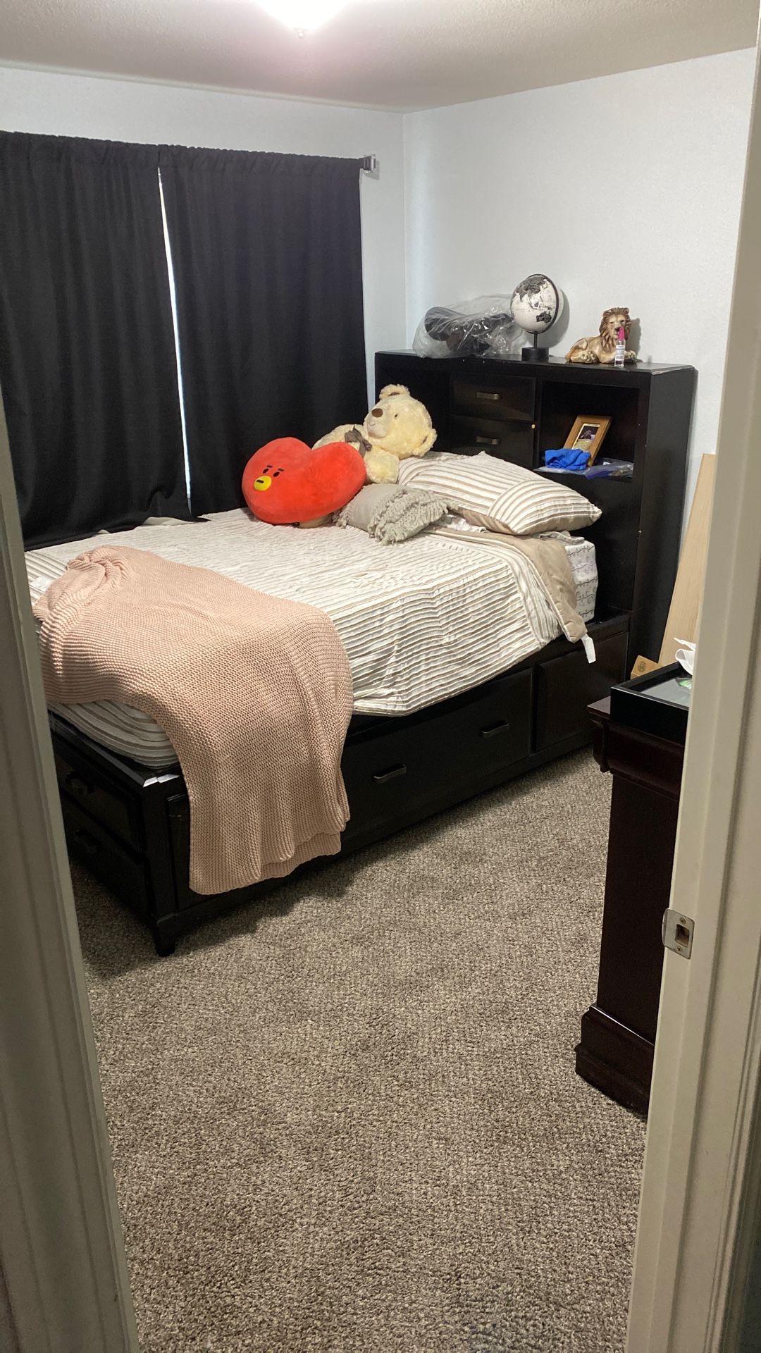 Bed With Drawers, Full