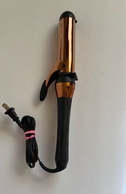 Infinitipro Rose Gold Curling Iron with Clip 1.5”