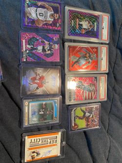 Sports card lot-PSA, football/basketball