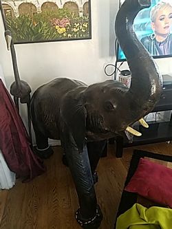 ELEPHANT (leather) 5ft tall