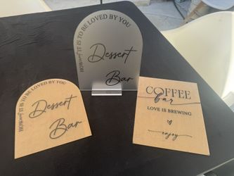 Wedding Or Party Signage