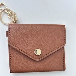Steve Madden Brown Mini Wallet with Keychain